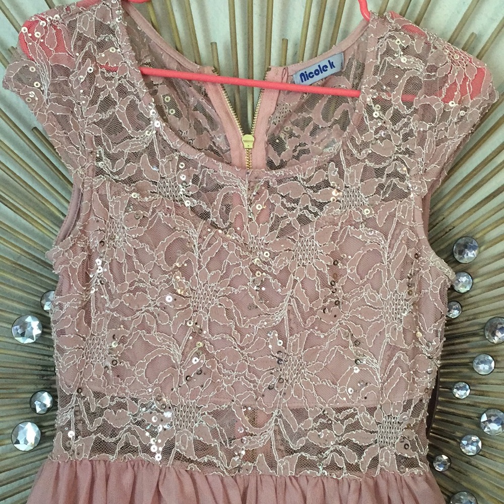 Lace short fancy dress